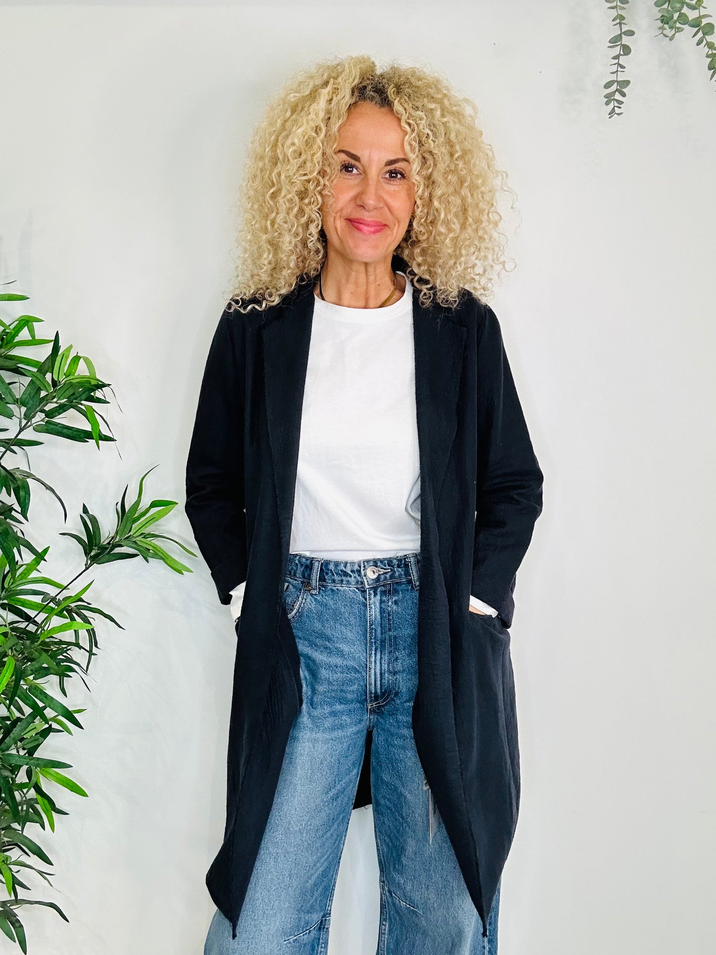 Linen Blazer - Size 2