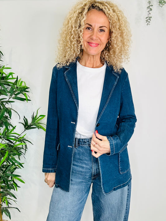 Denim Blazer - Size 3