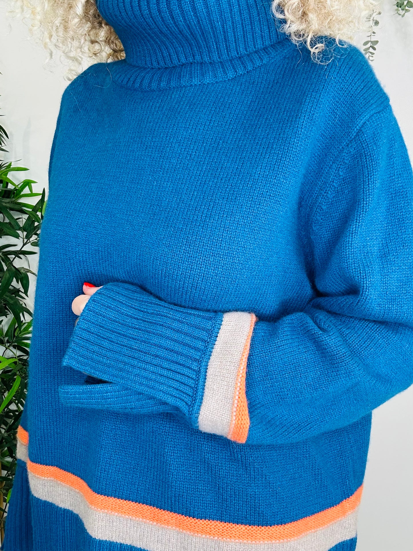 Wool Roll-Neck Jumper - Size L