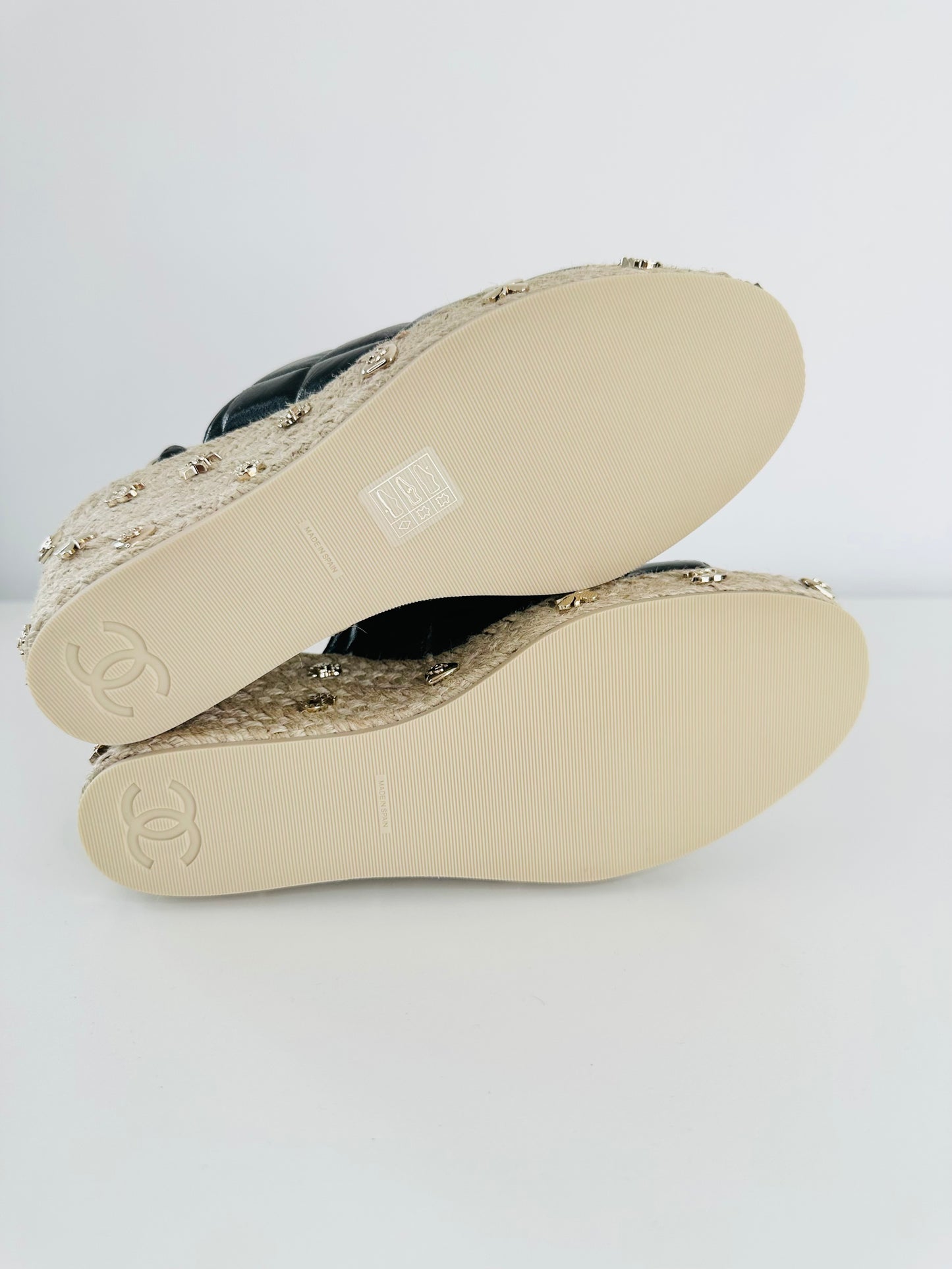 Icon Stud Wedge Sandals - Size 40