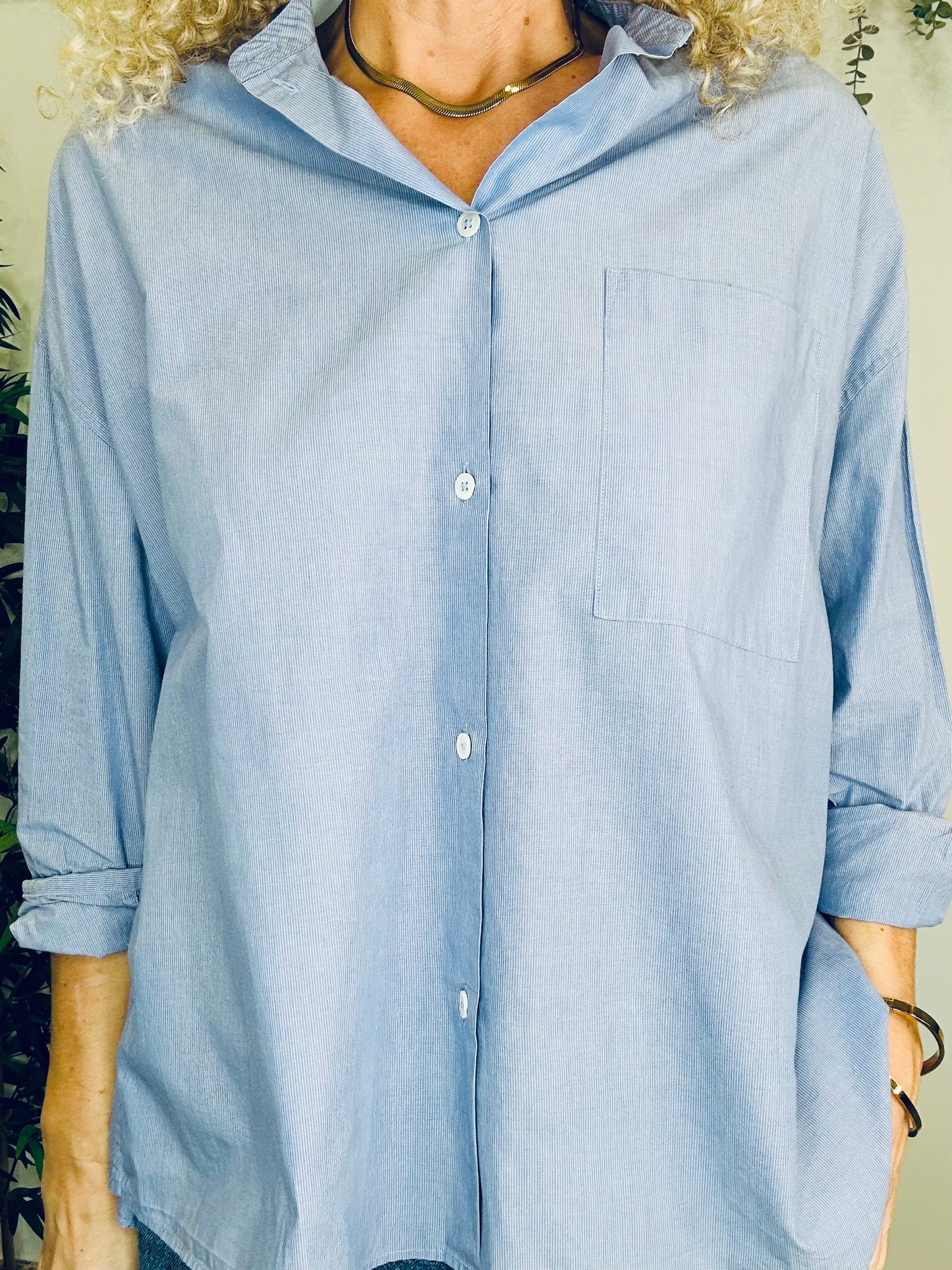 Pinstripe Shirt - Size 1