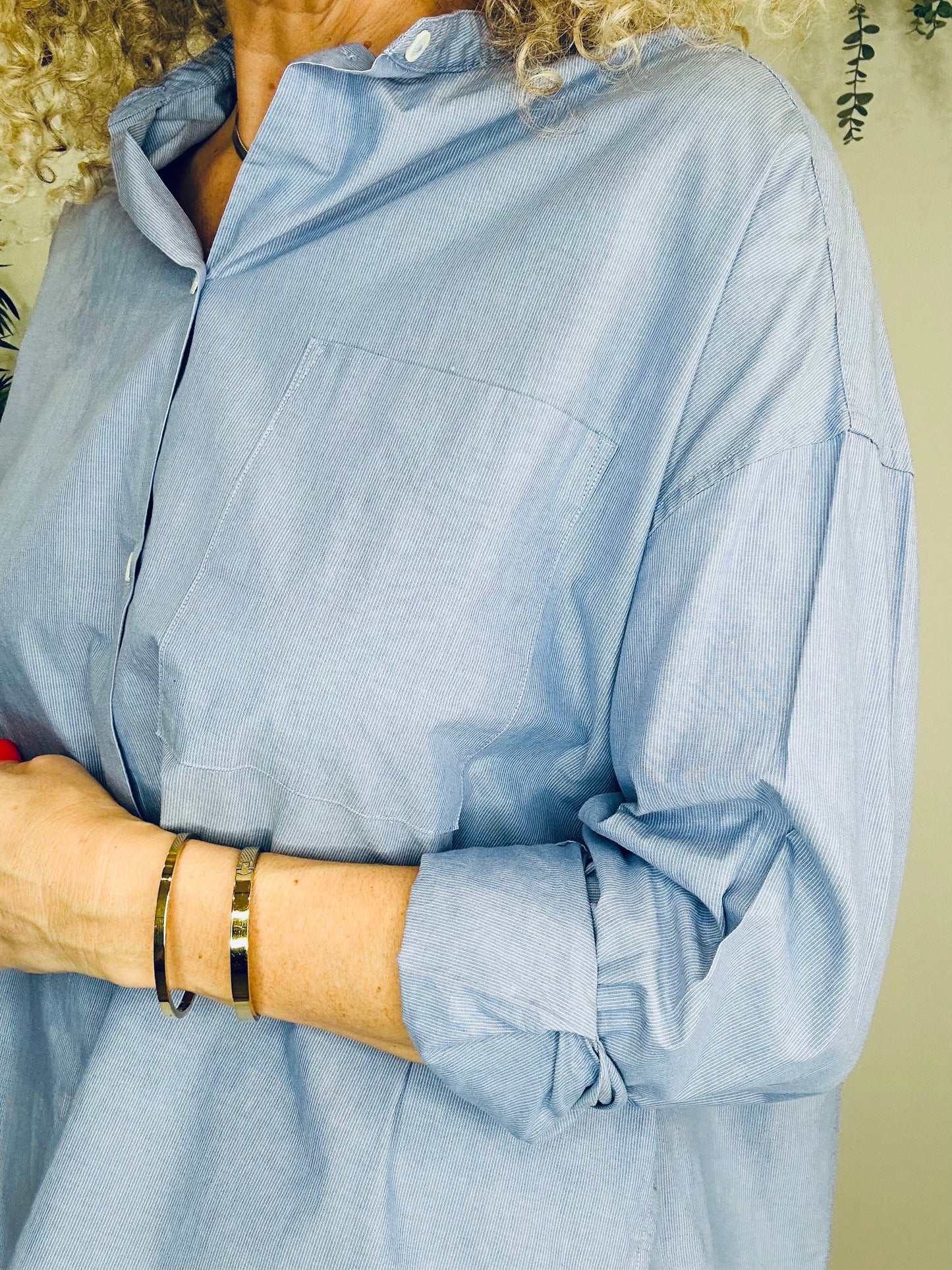 Pinstripe Shirt - Size 1