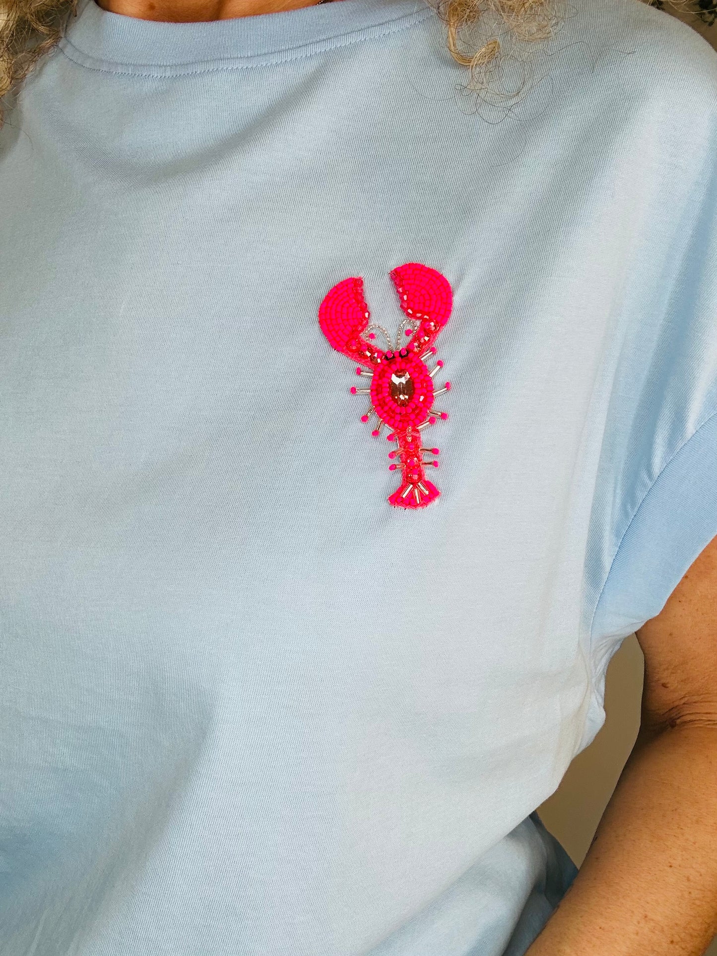 Beaded Lobster Tee - Size 3