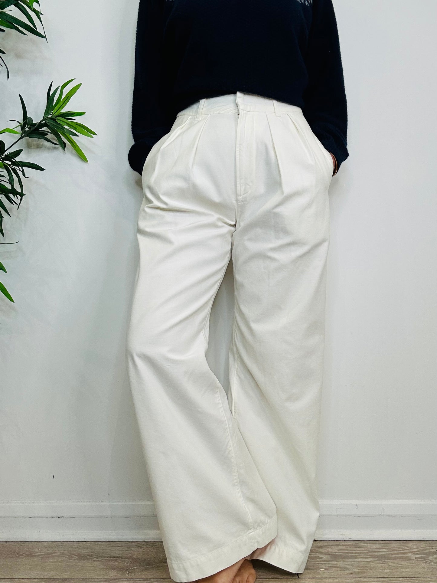 Petra Cotton Trousers - Size 27