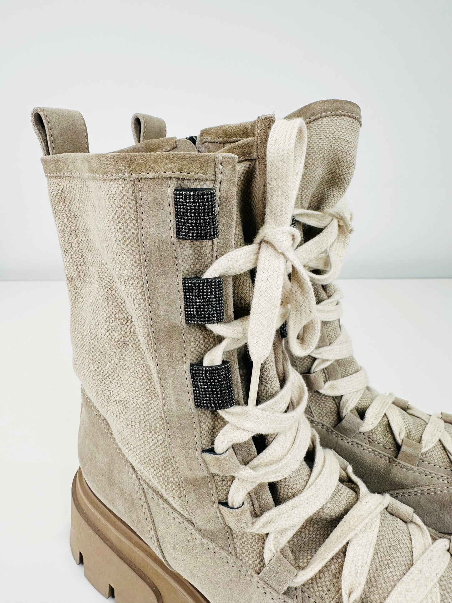 Lace-up Boots - Size 38