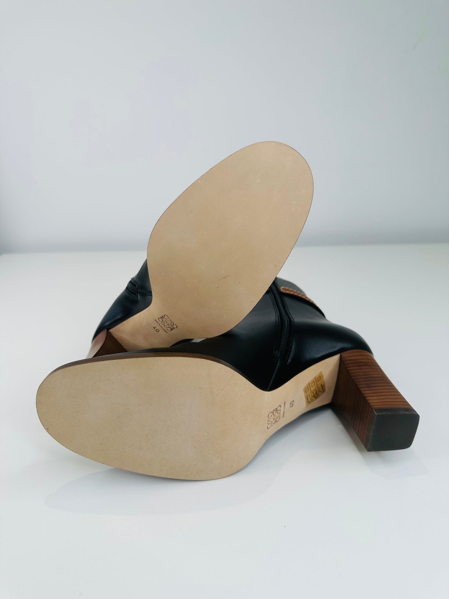 Leather Gate Boots - Size 40