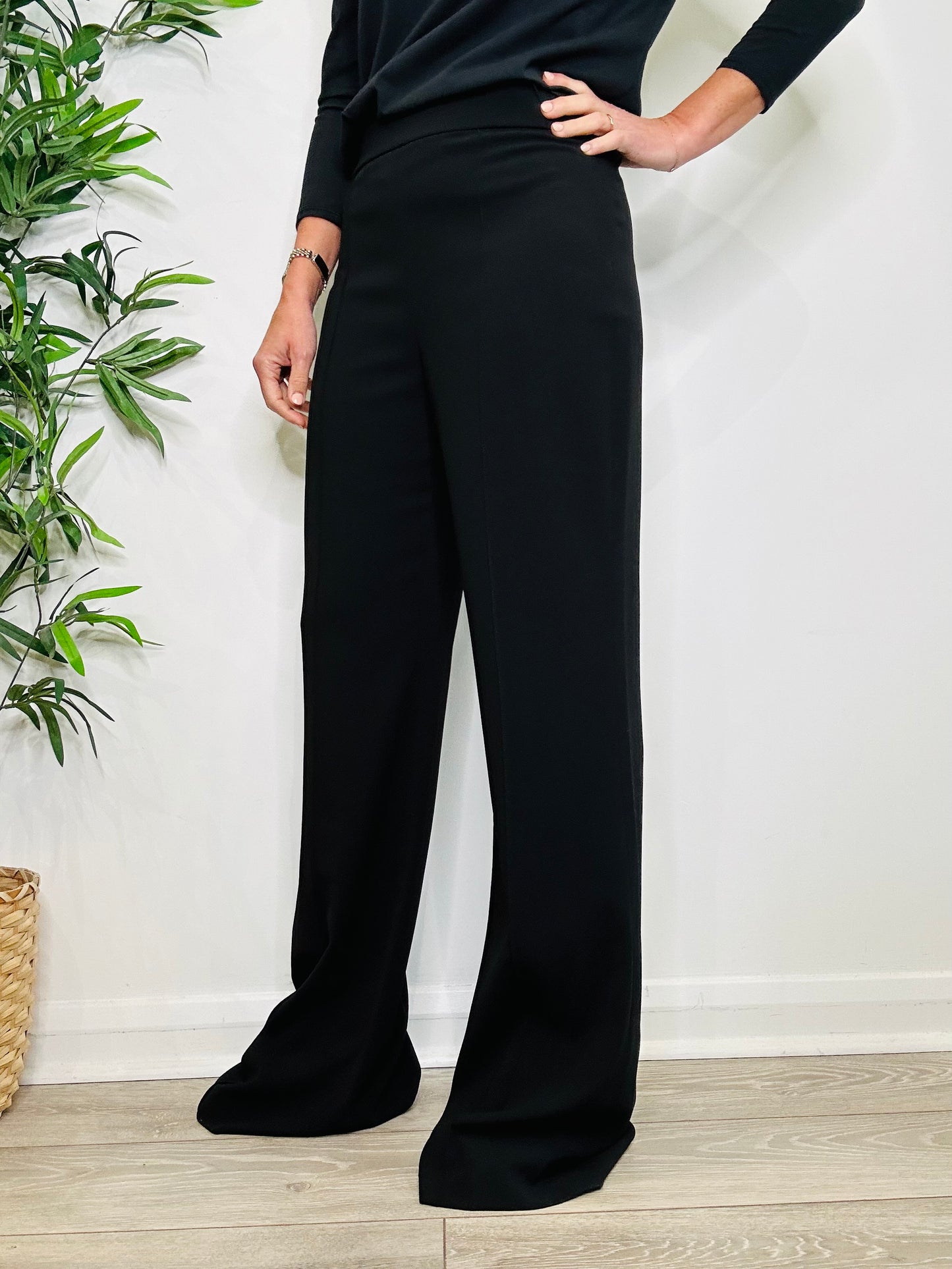 Straight Leg Trousers - Size 12