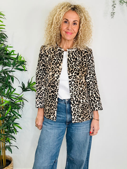 Leopard Print Jacket - O/S