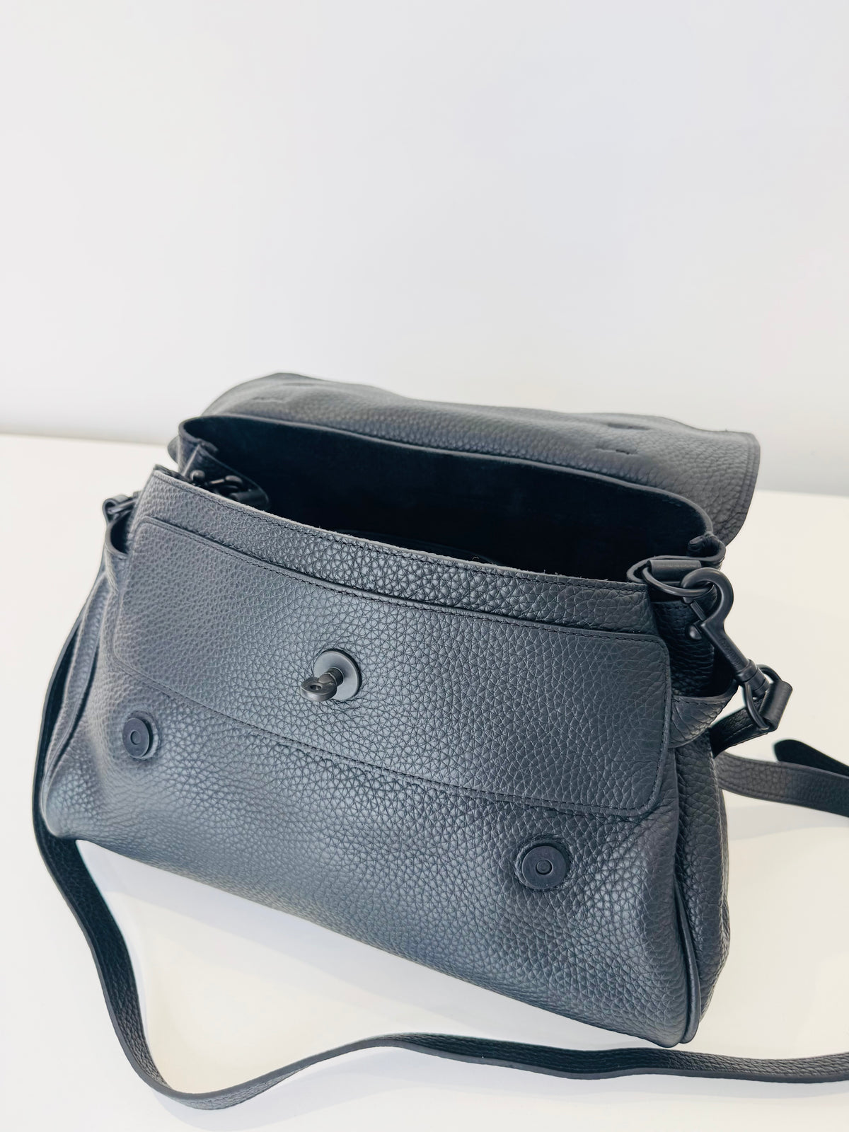 Grained Leather Alexa Bag