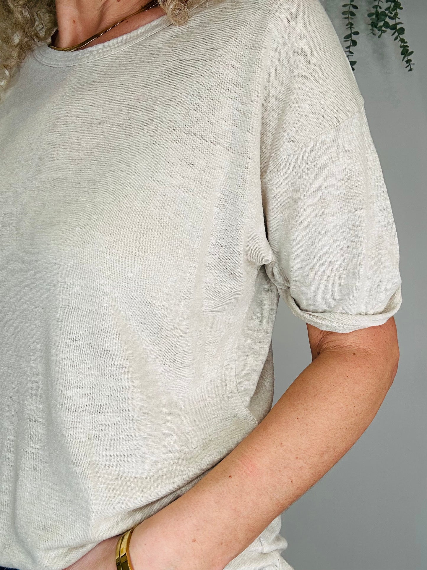 Koldi Linen Tee - Size L