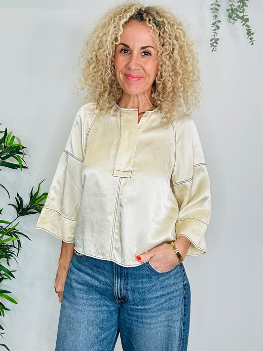 Satin Blouse - Size 34