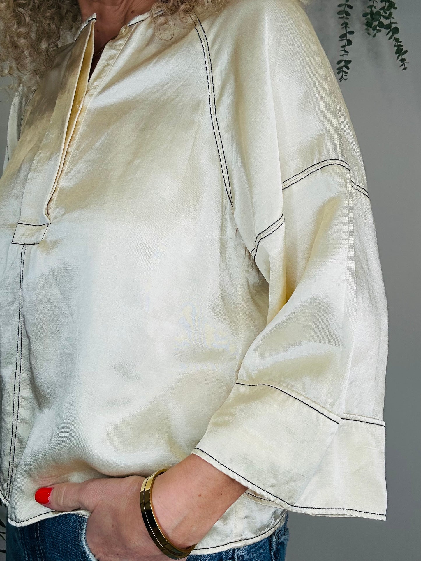 Satin Blouse - Size 34