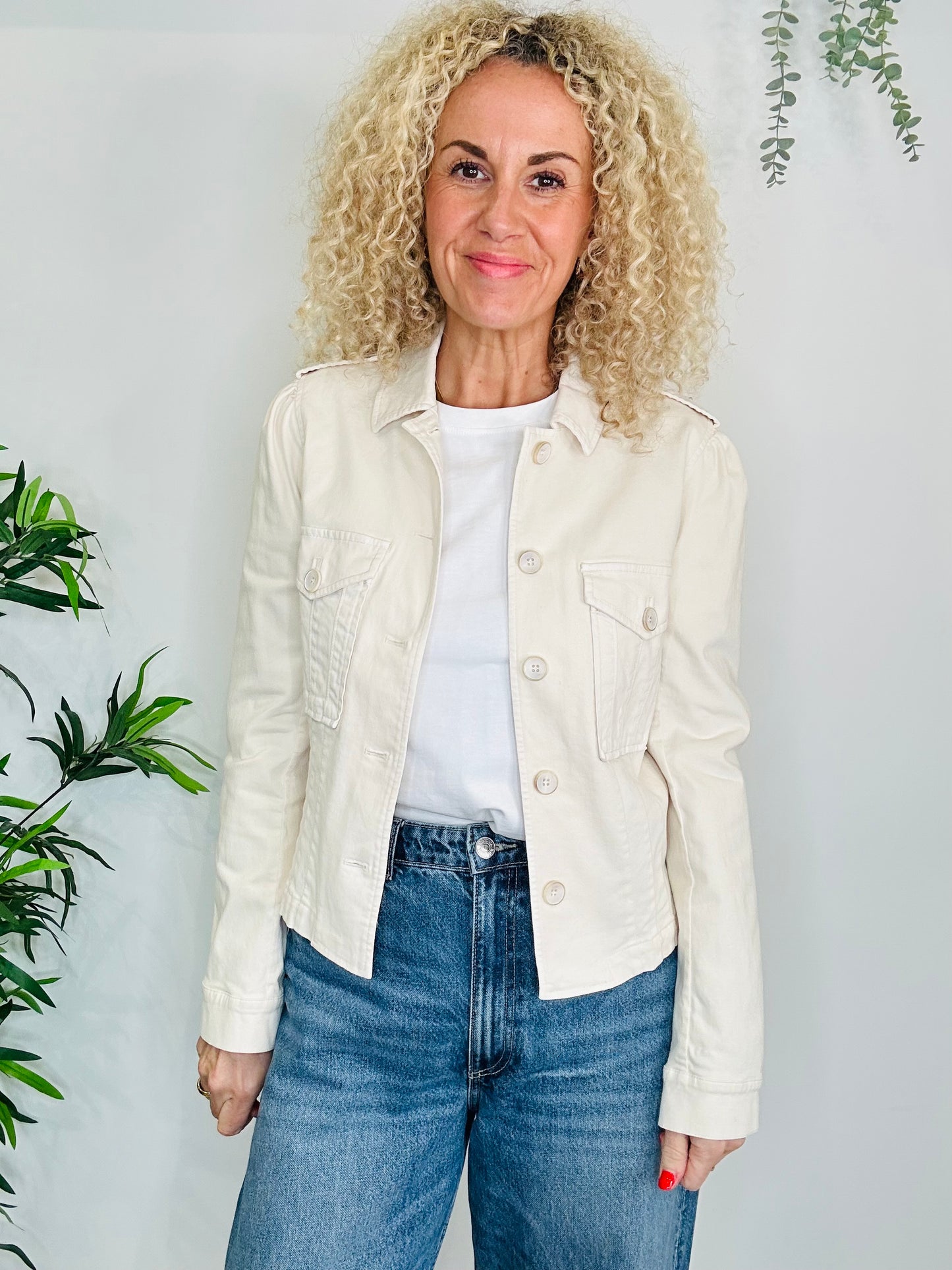 Stretch Denim Jacket - Size M