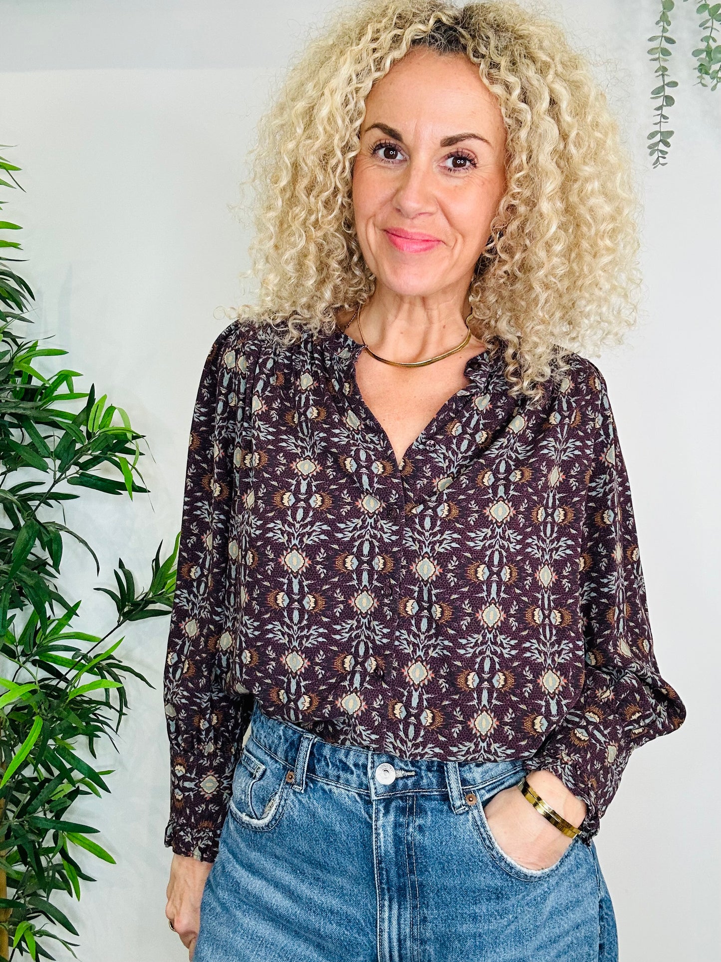 Patterned Shirt - Size 1