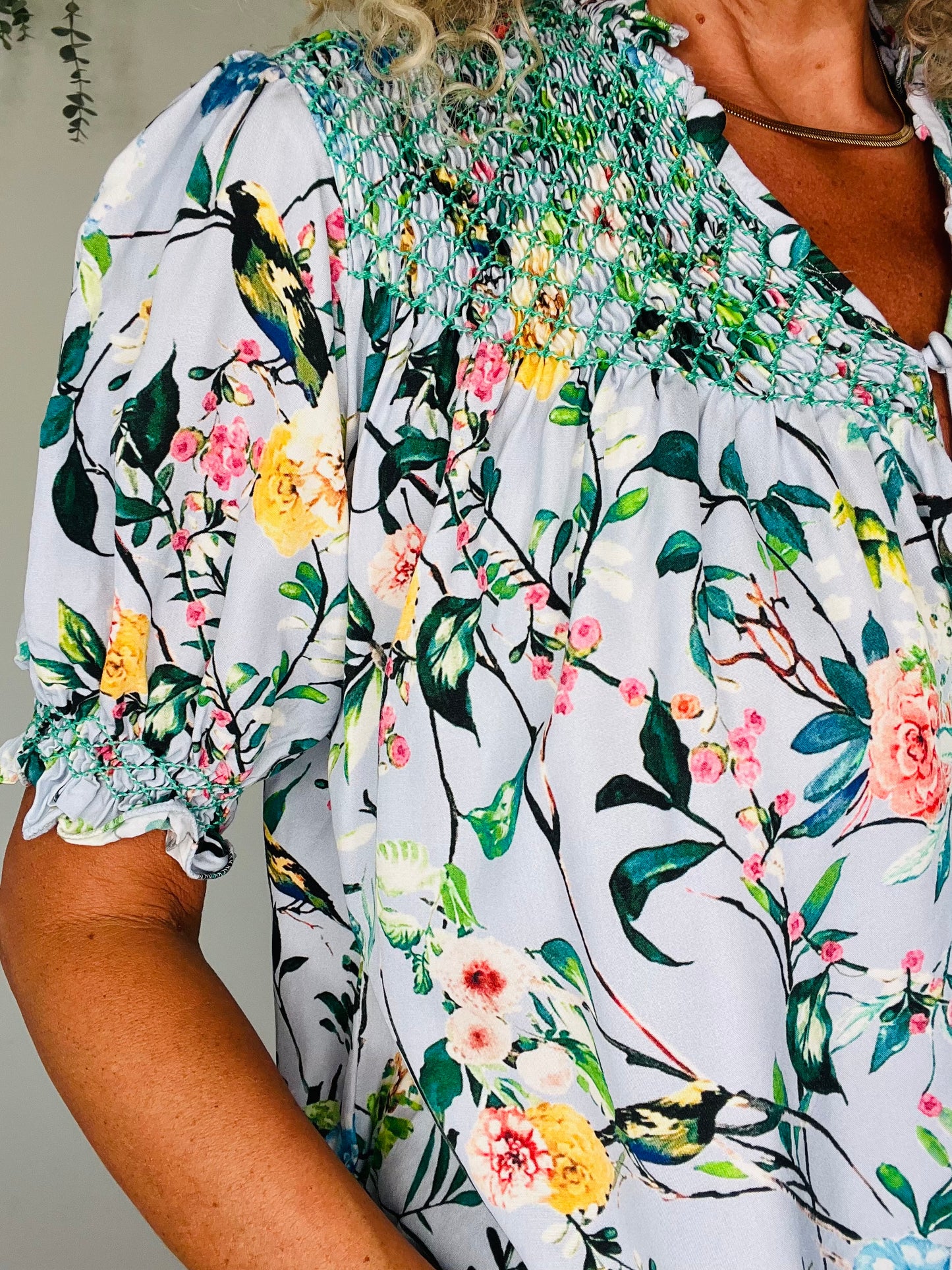 Floral Blouse - Size L