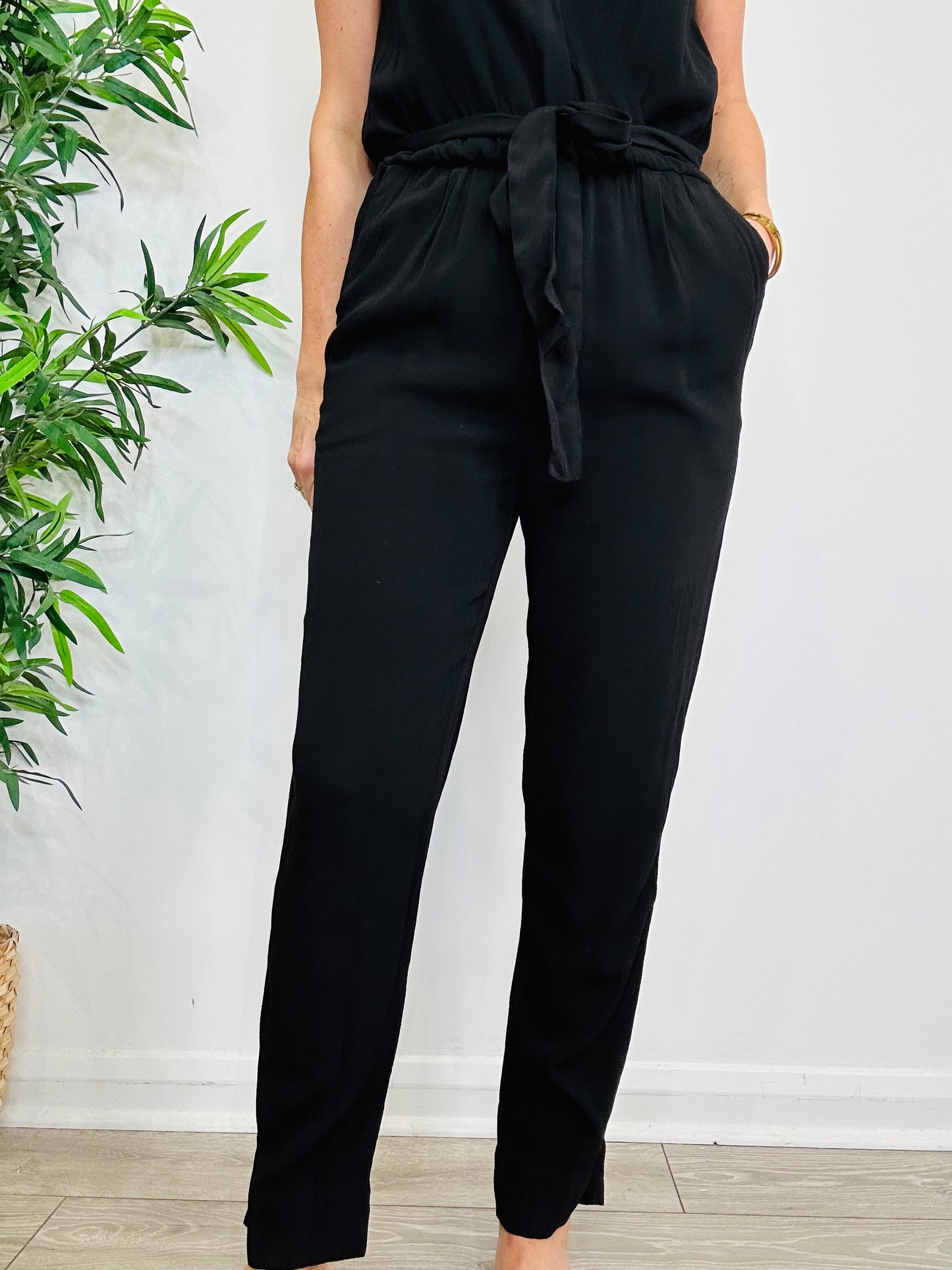 Belted Jumpsuit - Size 8