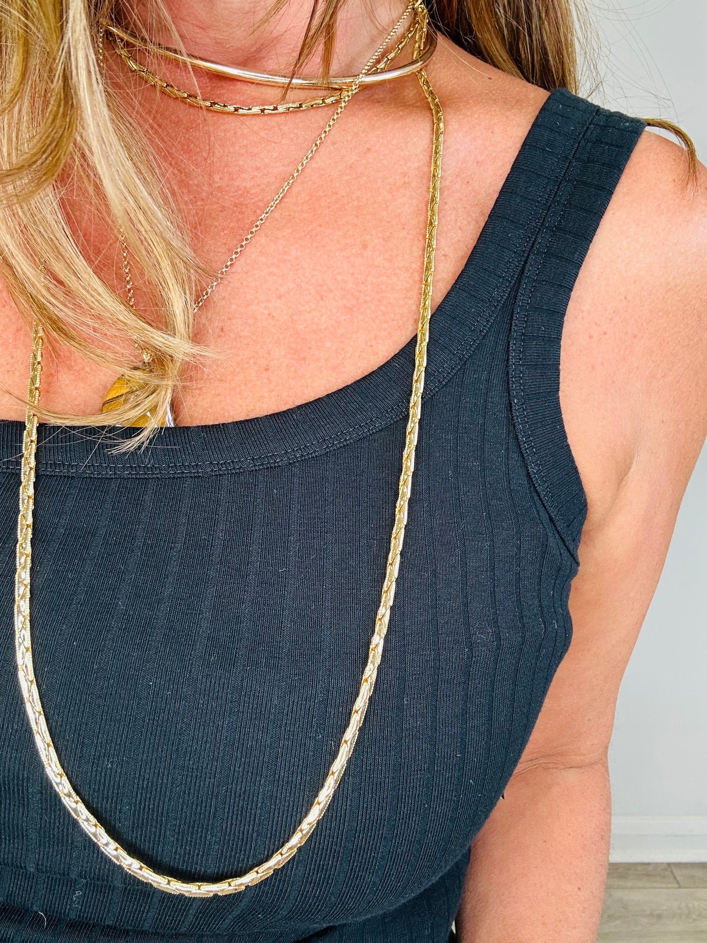 Ribbed One Shoulder Top - Size XS