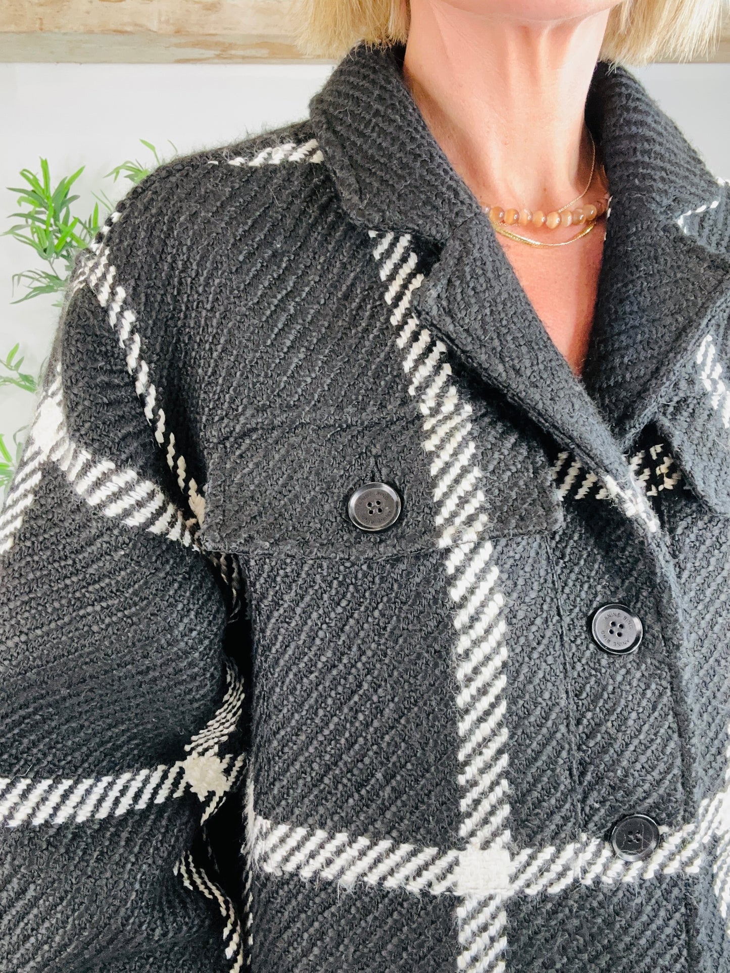 Check Jacket - Size XS