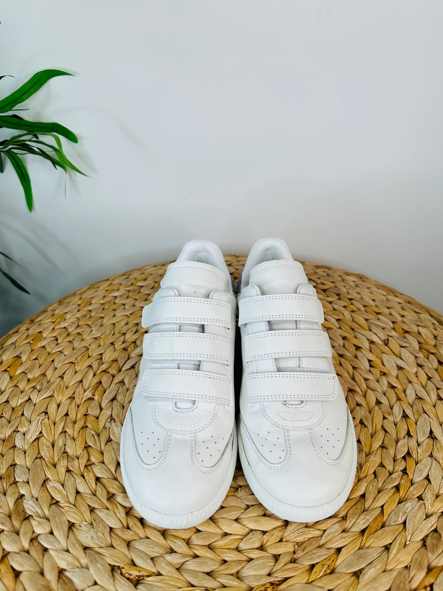 Beth Leather Trainers - Size 38