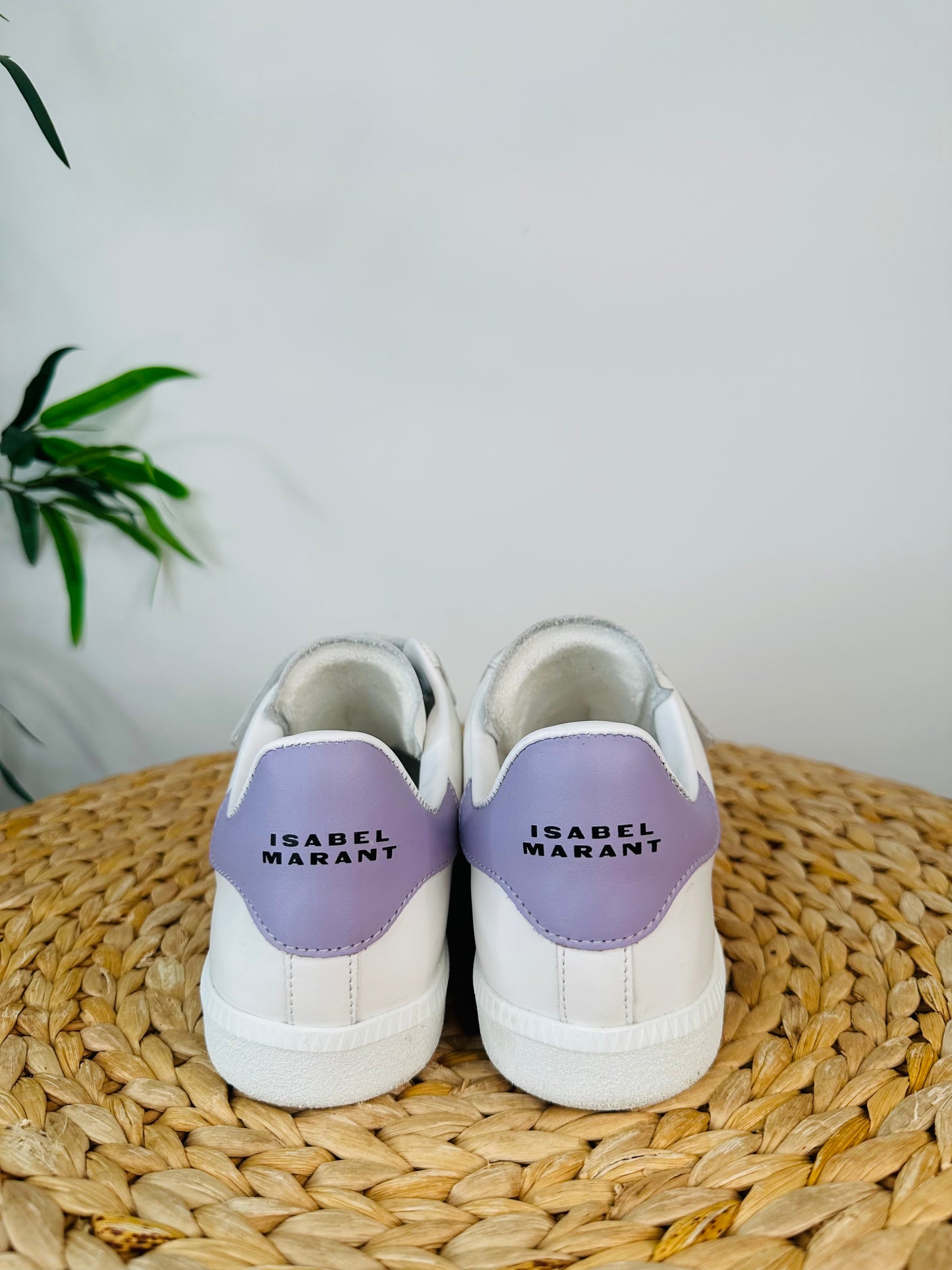 Beth Leather Trainers - Size 38