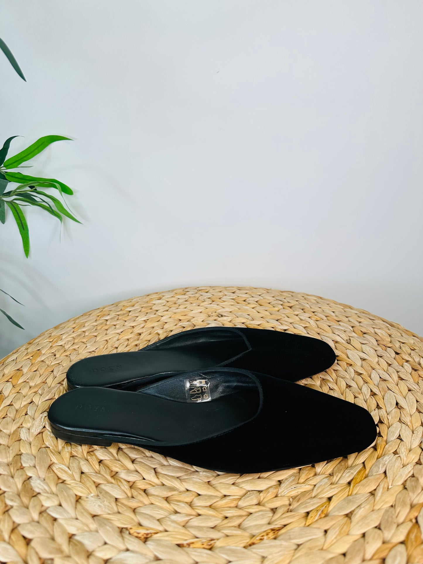Velvet Mules - Size 39.5
