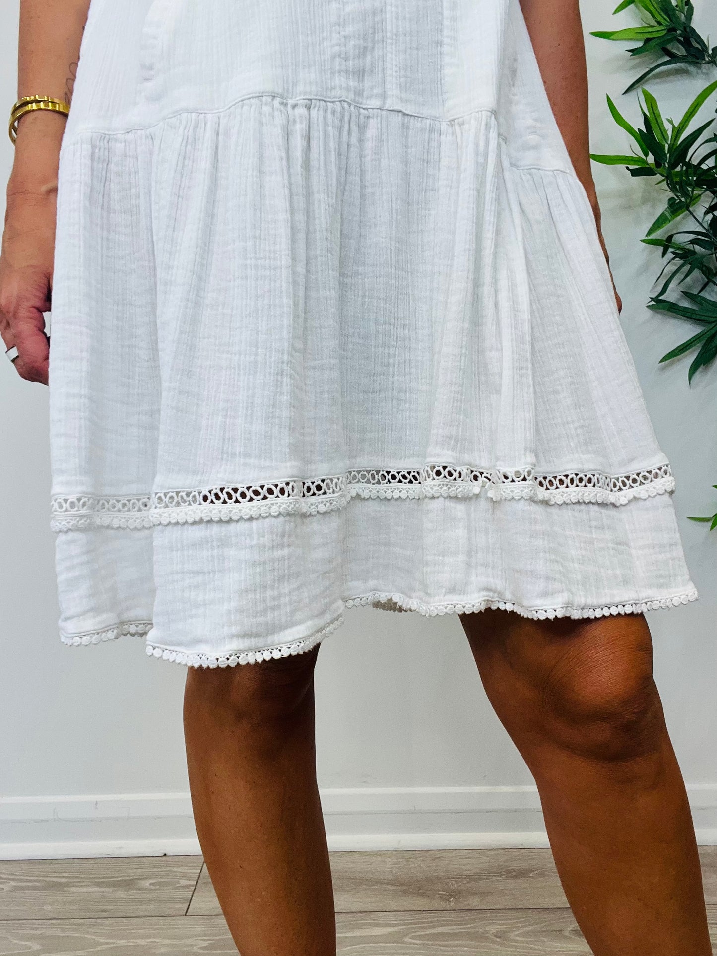Cheesecloth Dress - Size 12