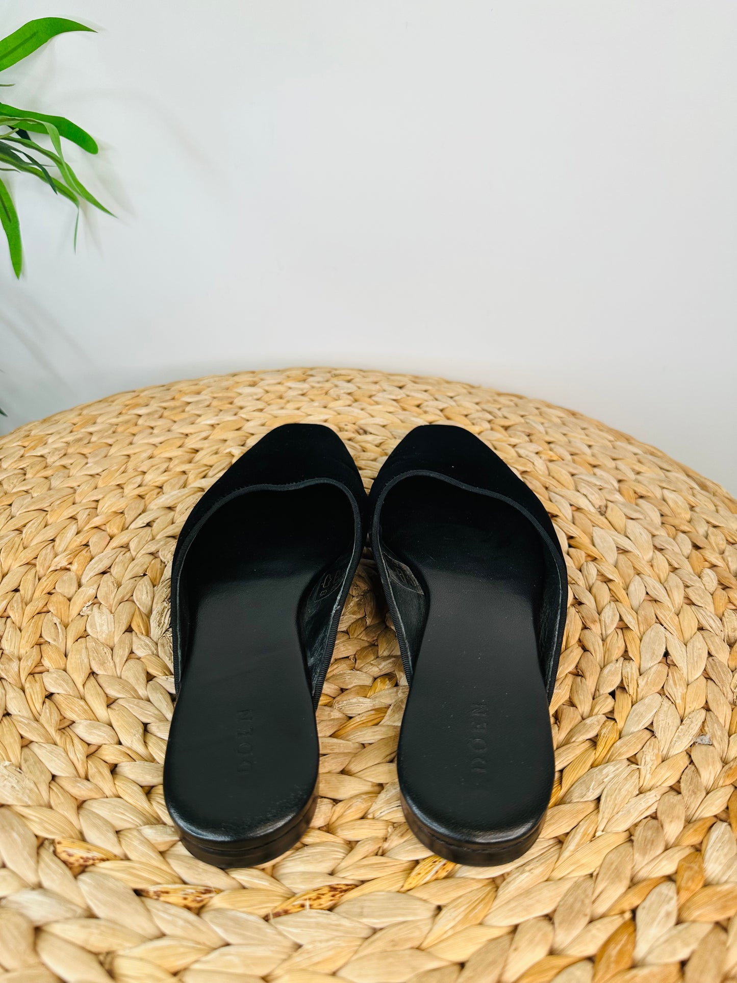 Velvet Mules - Size 39.5