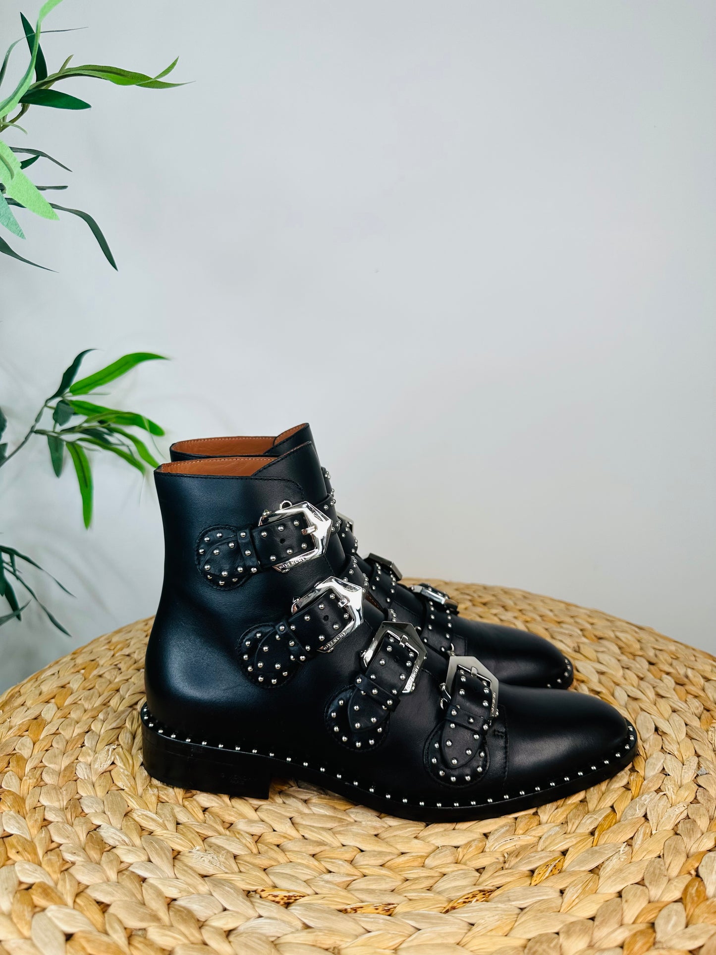 Elegant Studded Boots - Size 40