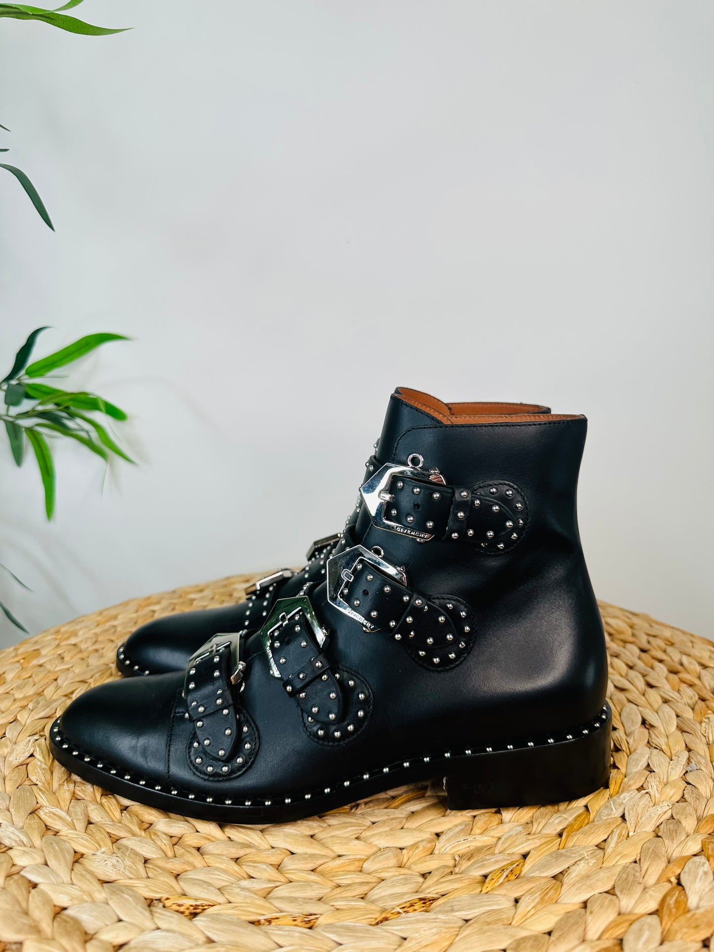 Elegant Studded Boots - Size 40