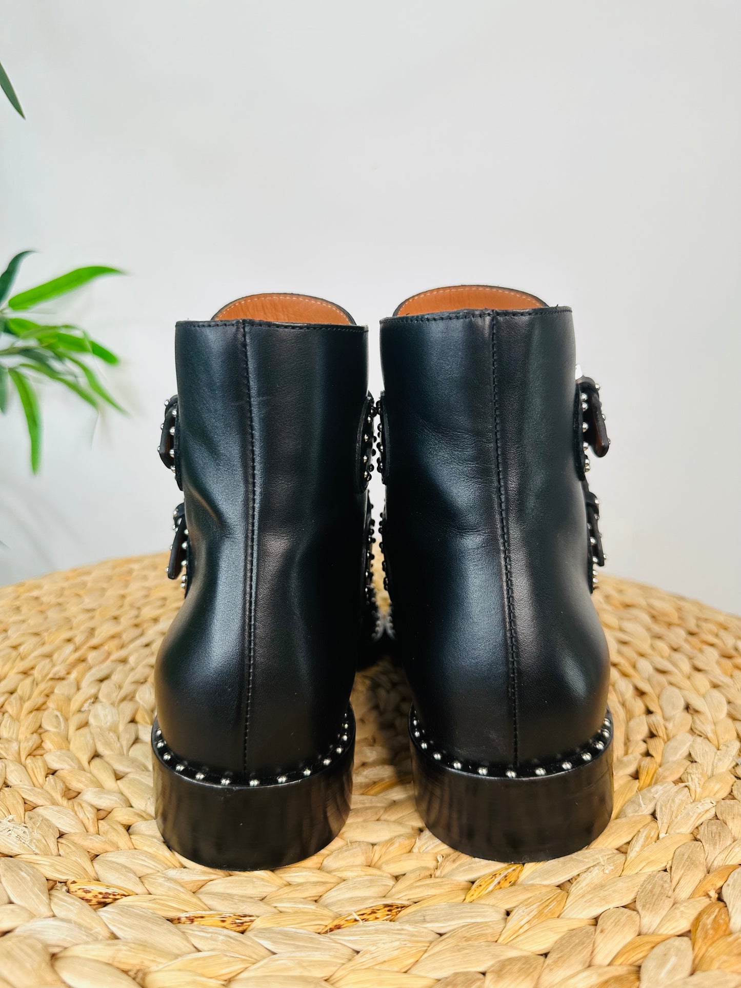 Elegant Studded Boots - Size 40