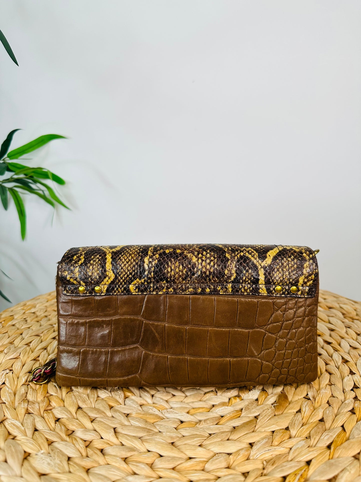 Snakeskin Leather Charly Bag