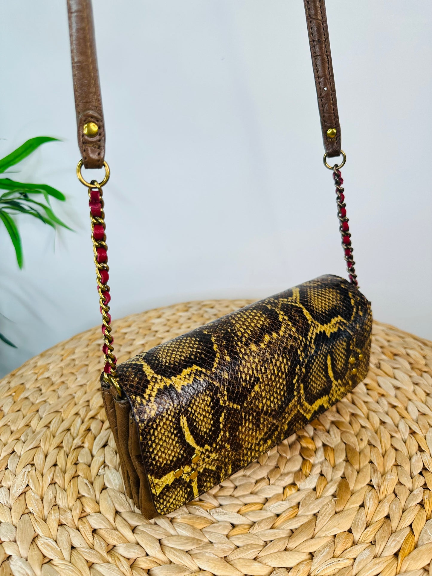 Snakeskin Leather Charly Bag