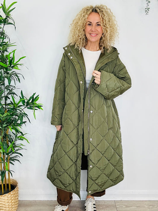Quilted Coat - Size 42
