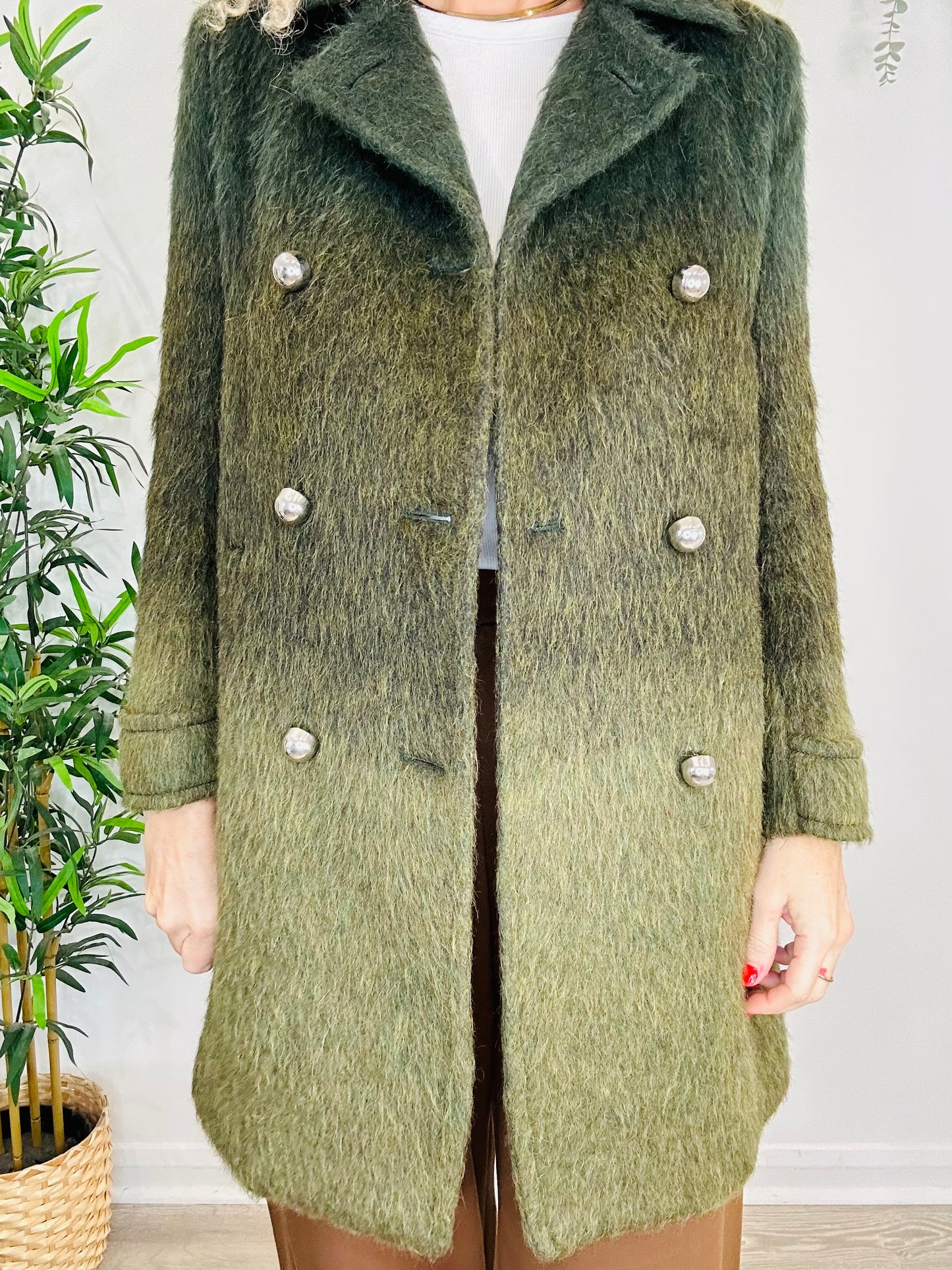 Ombre Alpaca Coat - Size XXS