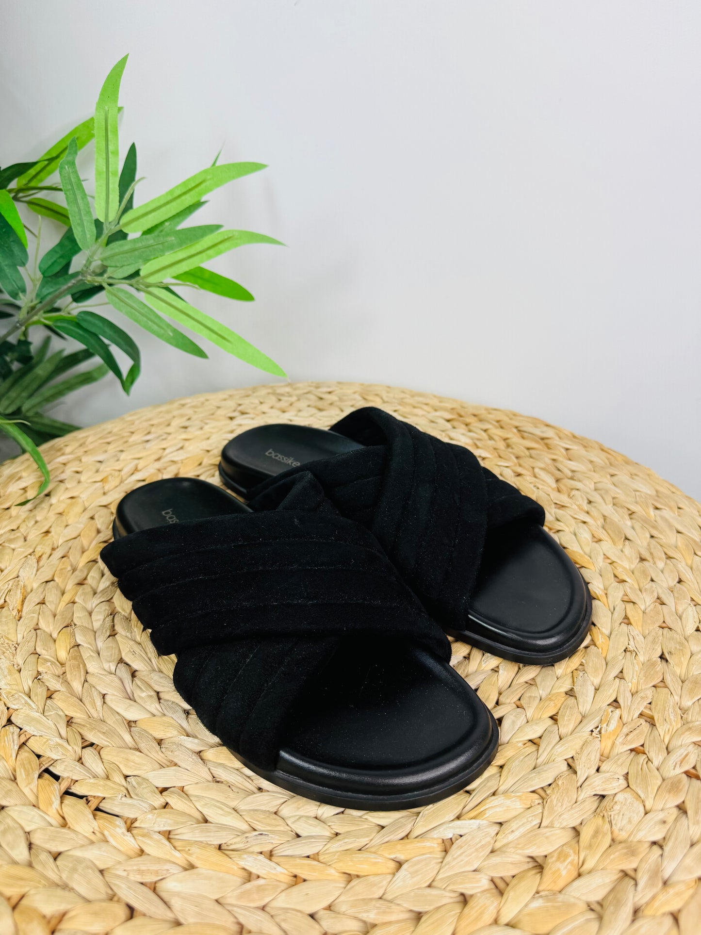 Suede Slides - Size 40