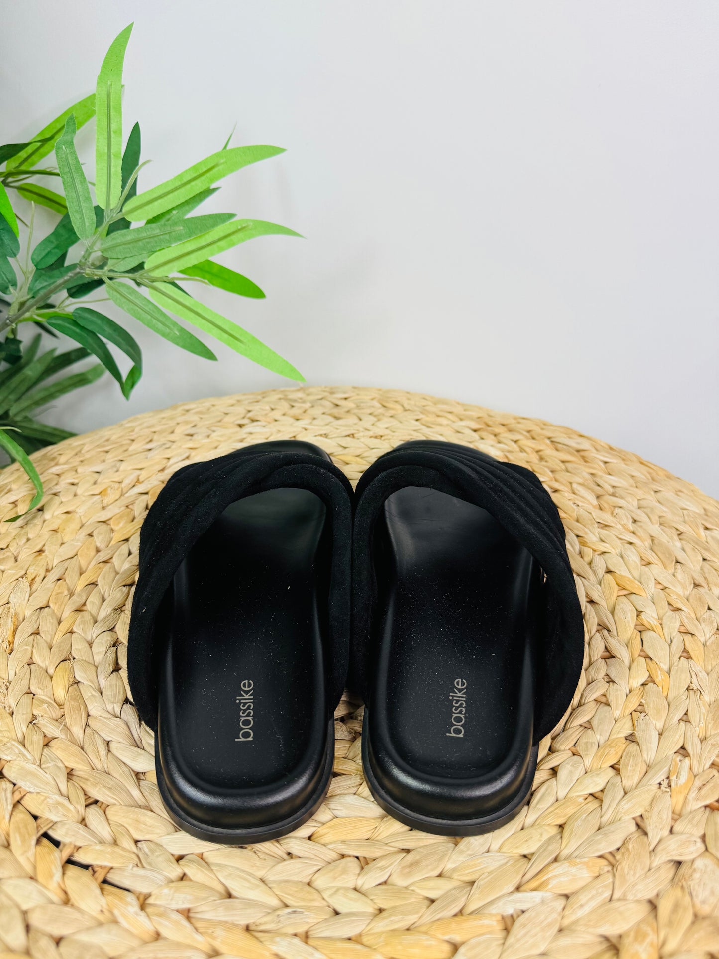 Suede Slides - Size 40