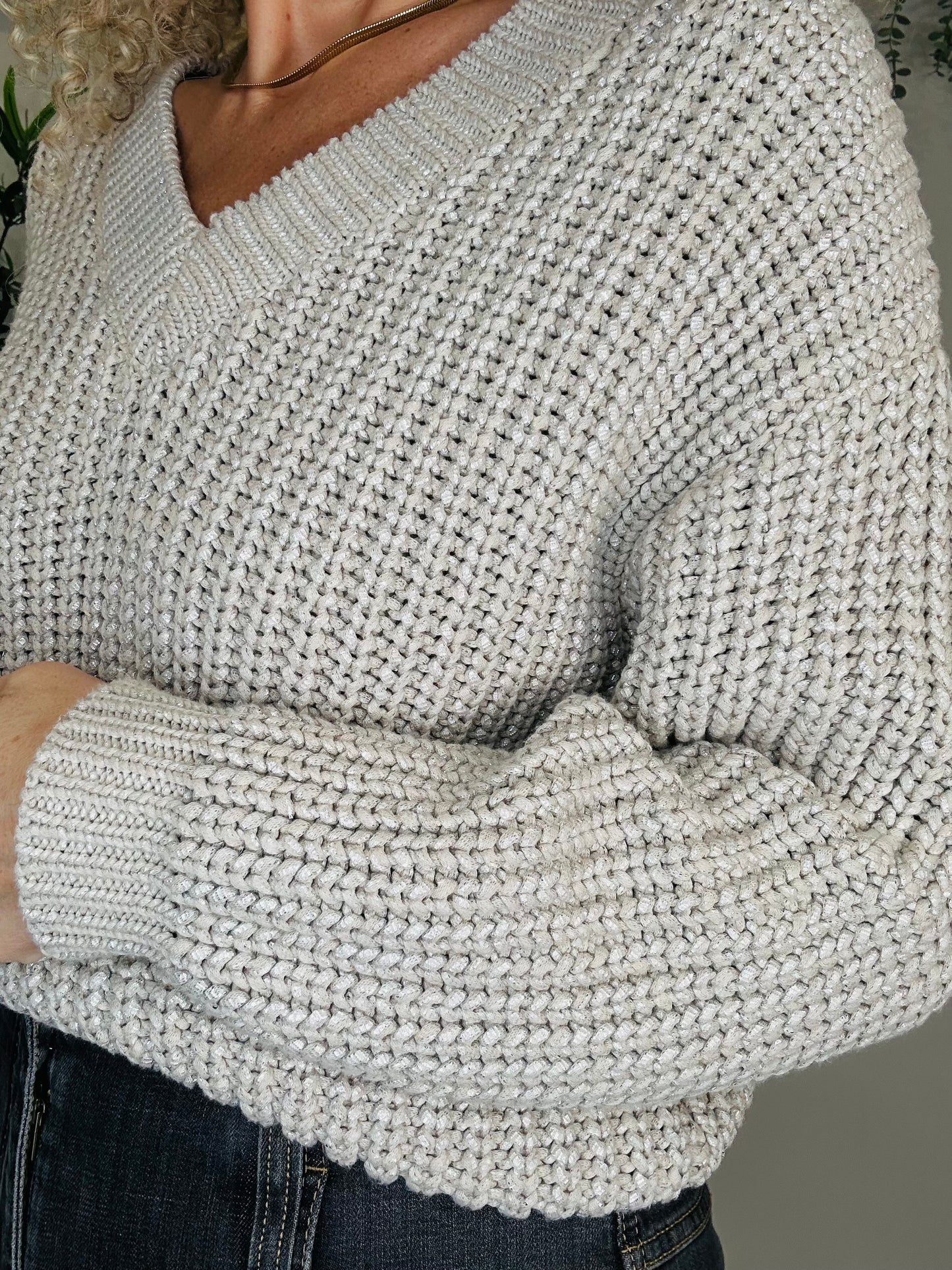 Knitted Jumper - Size S