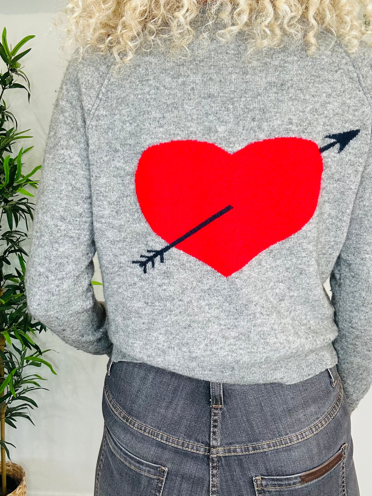 Cropped Cashmere Jumper - Size 1