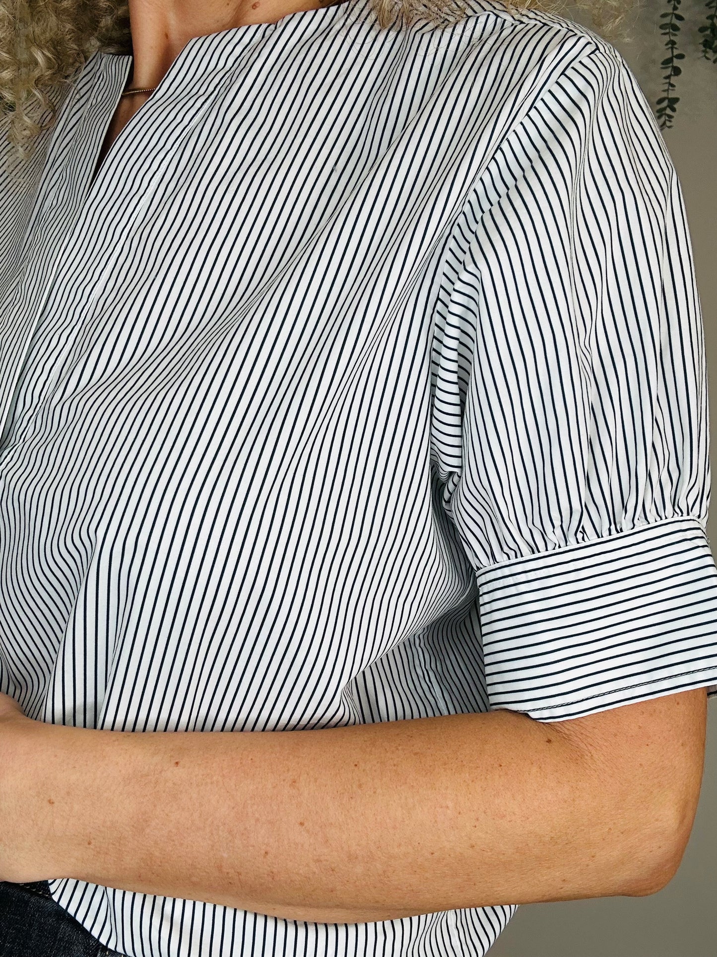Striped Cotton Top - Size S