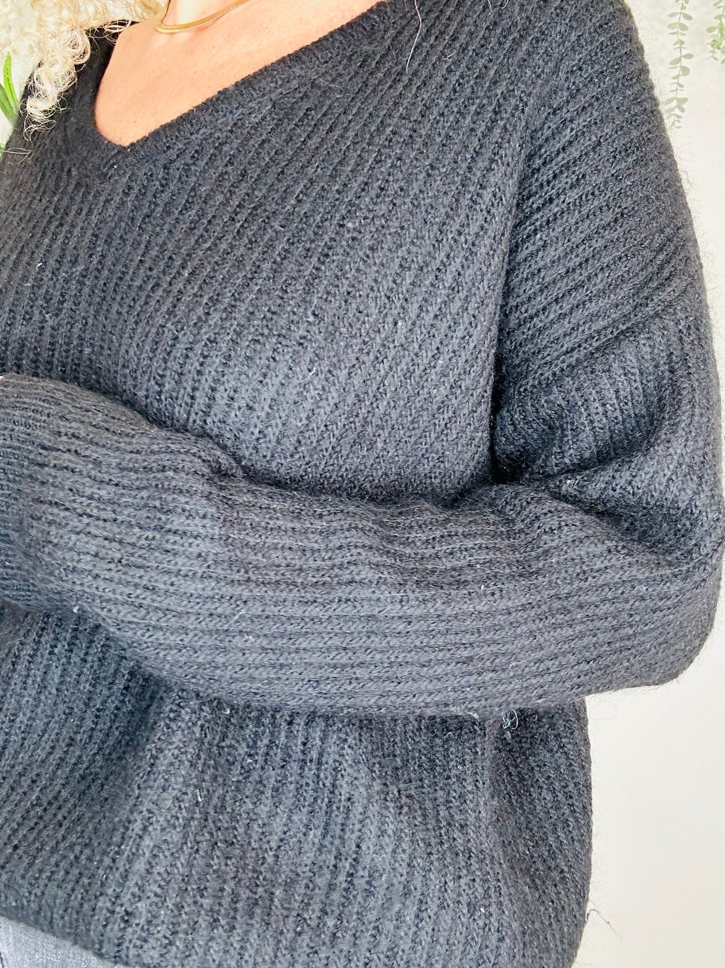 Knitted Jumper - Size S