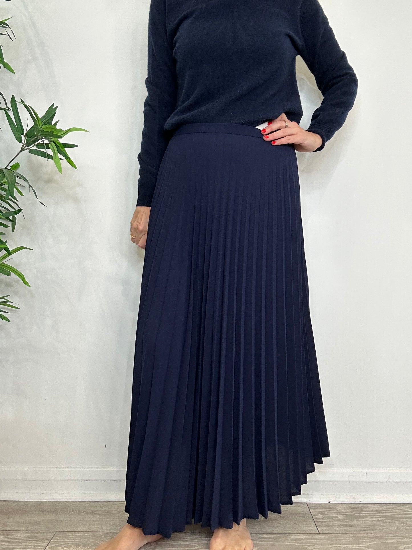 Pleated Maxi Skirt - Size 3