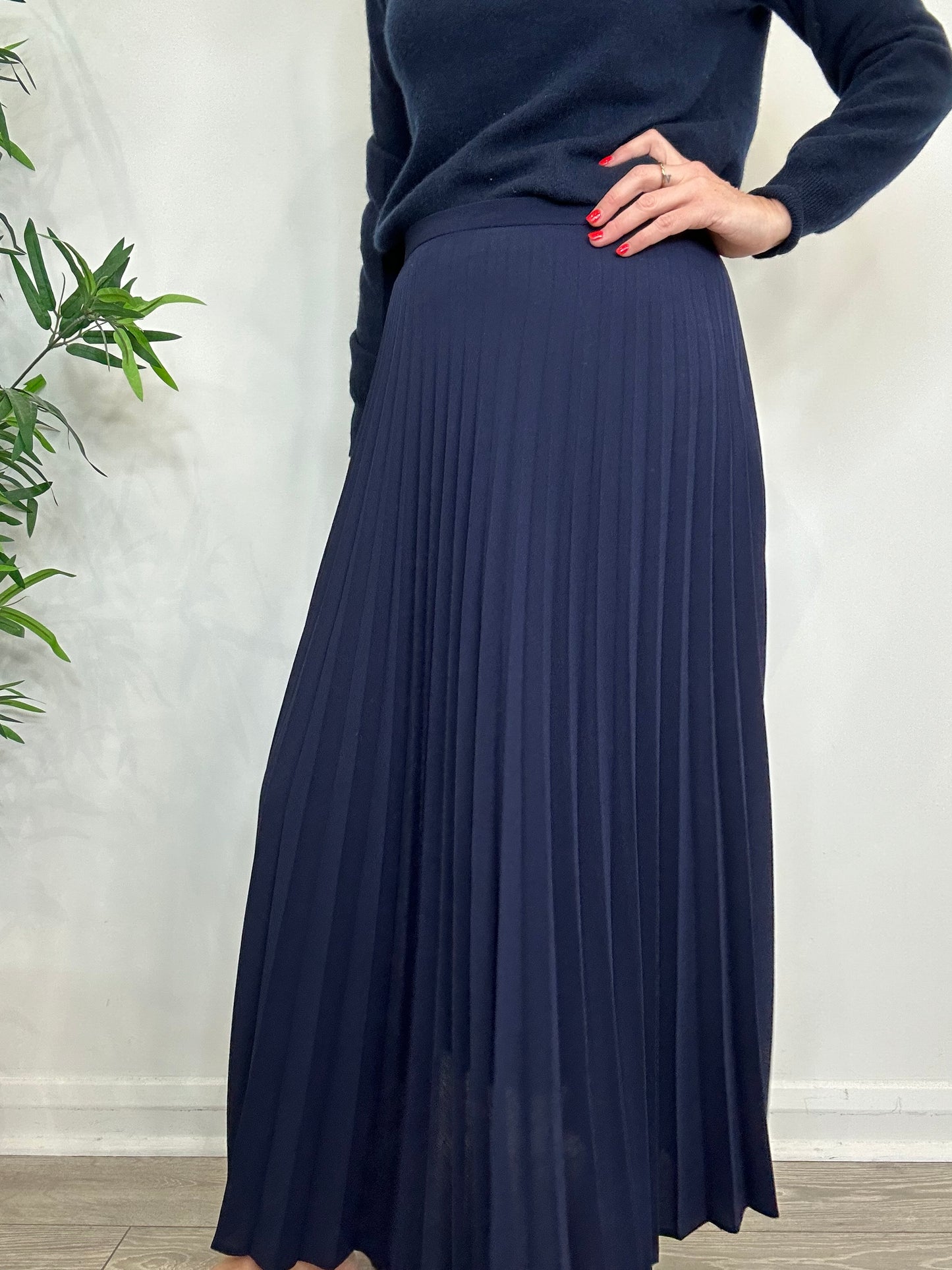 Pleated Maxi Skirt - Size 3