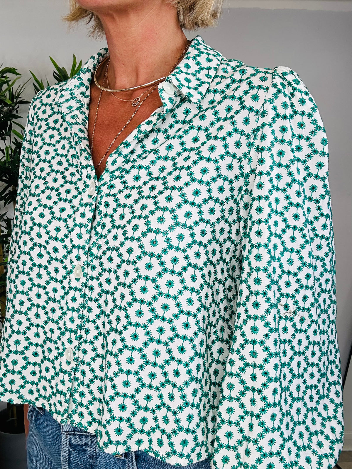 Embroidered Blouse - Size 2