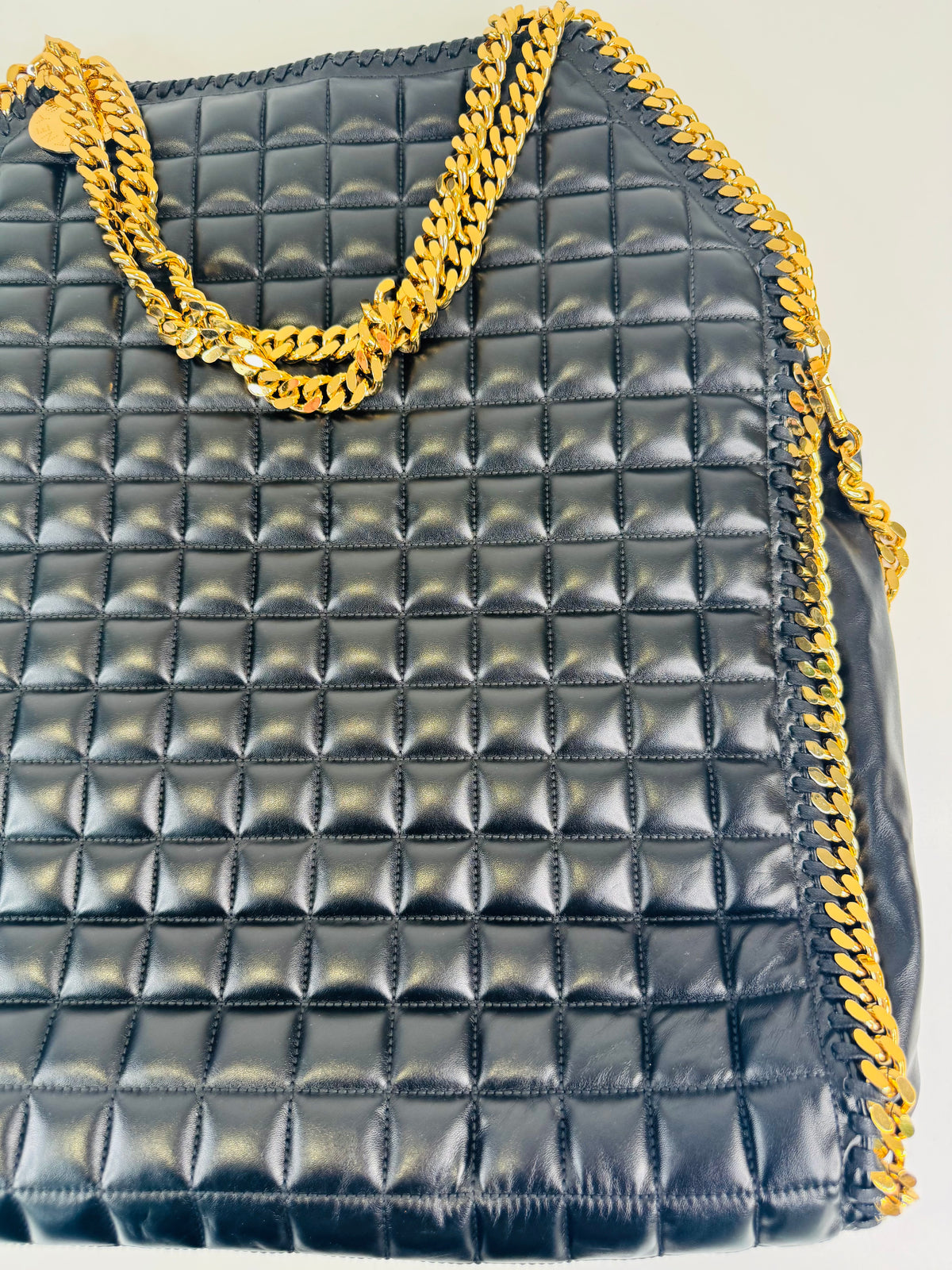 Falabella Quilted Faux Leather Maxi Tote