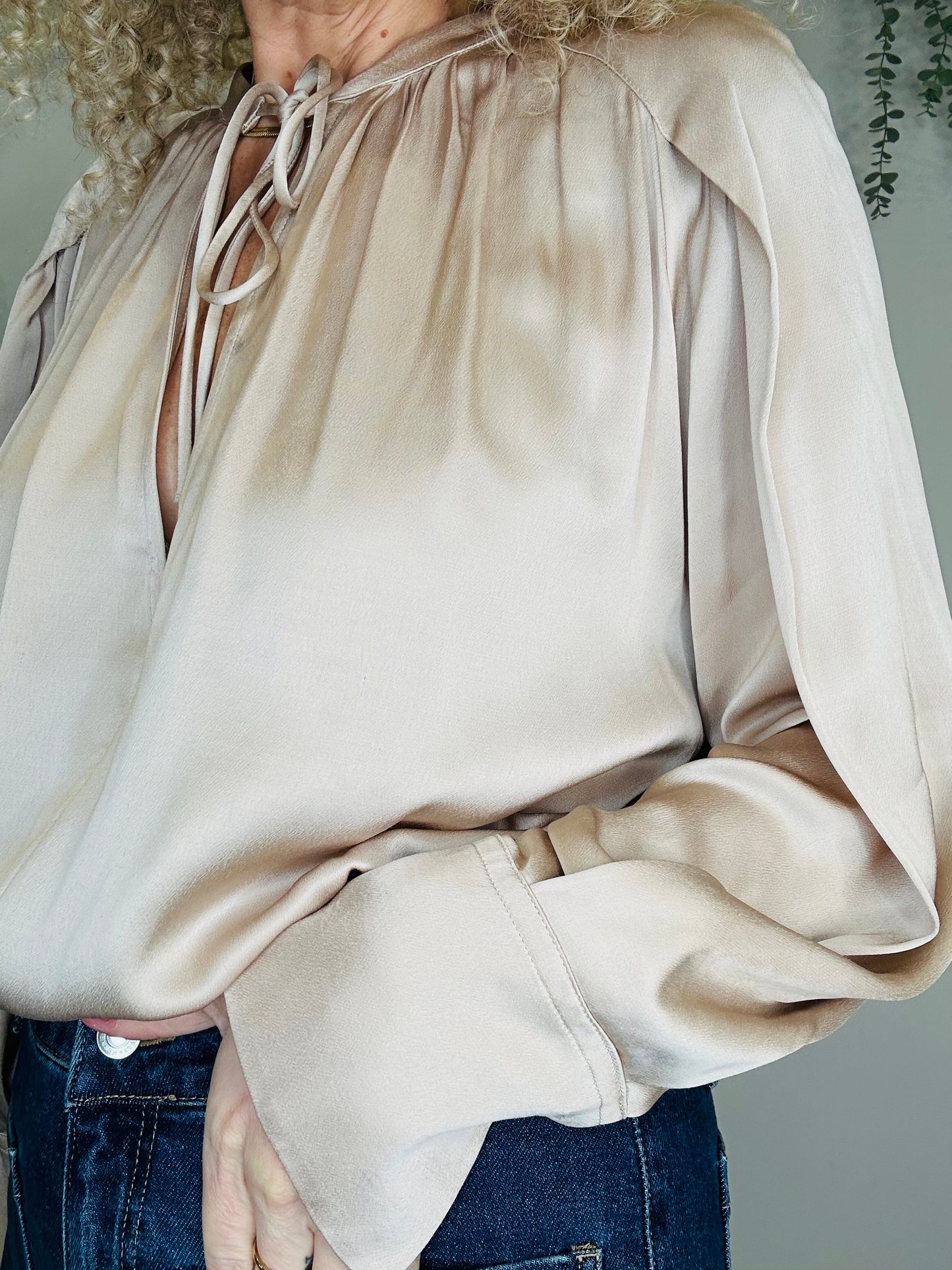 Satin Blouse - Size 12