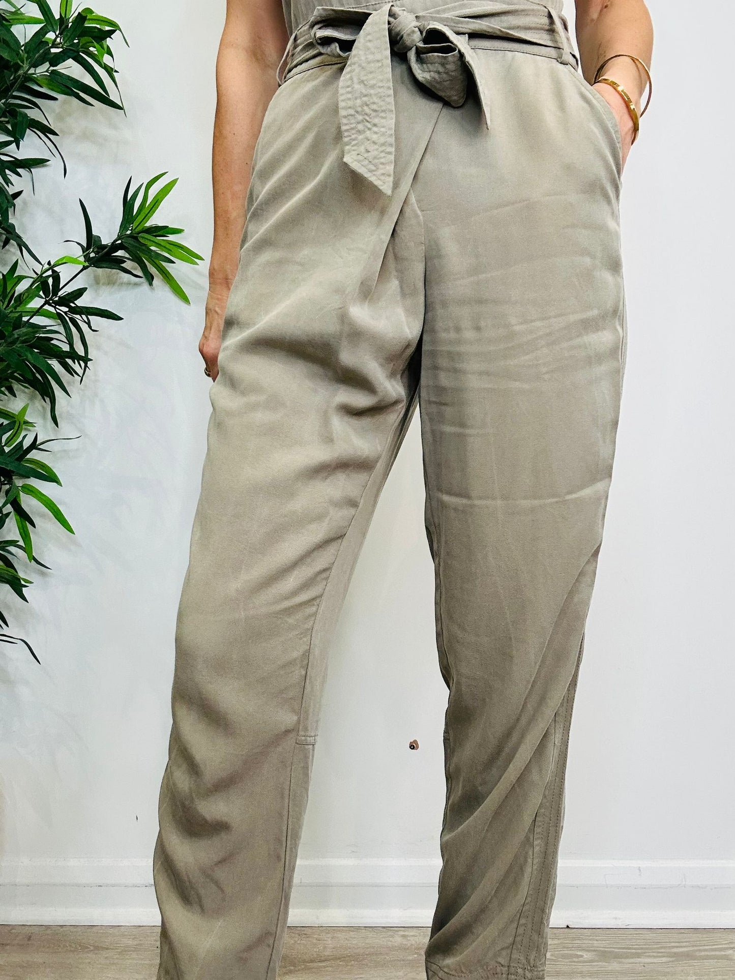 Belted Jumpsuit - Size 8
