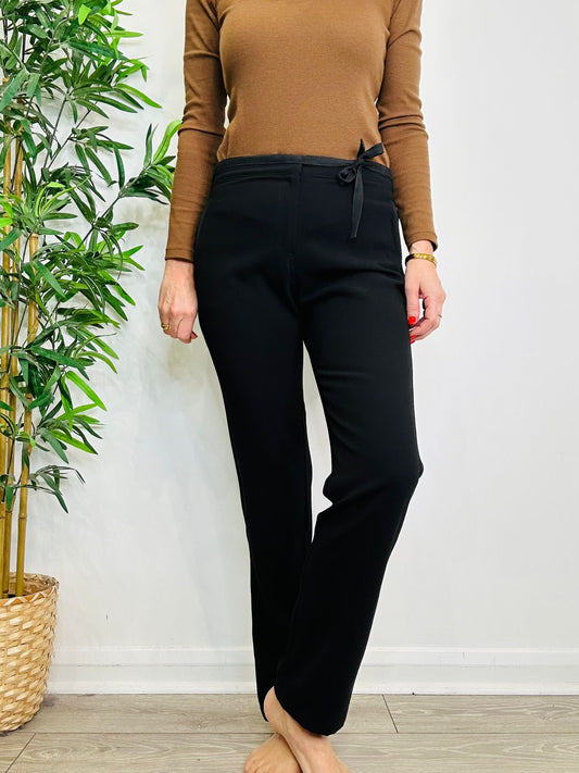 Slim Leg Trousers - Size L
