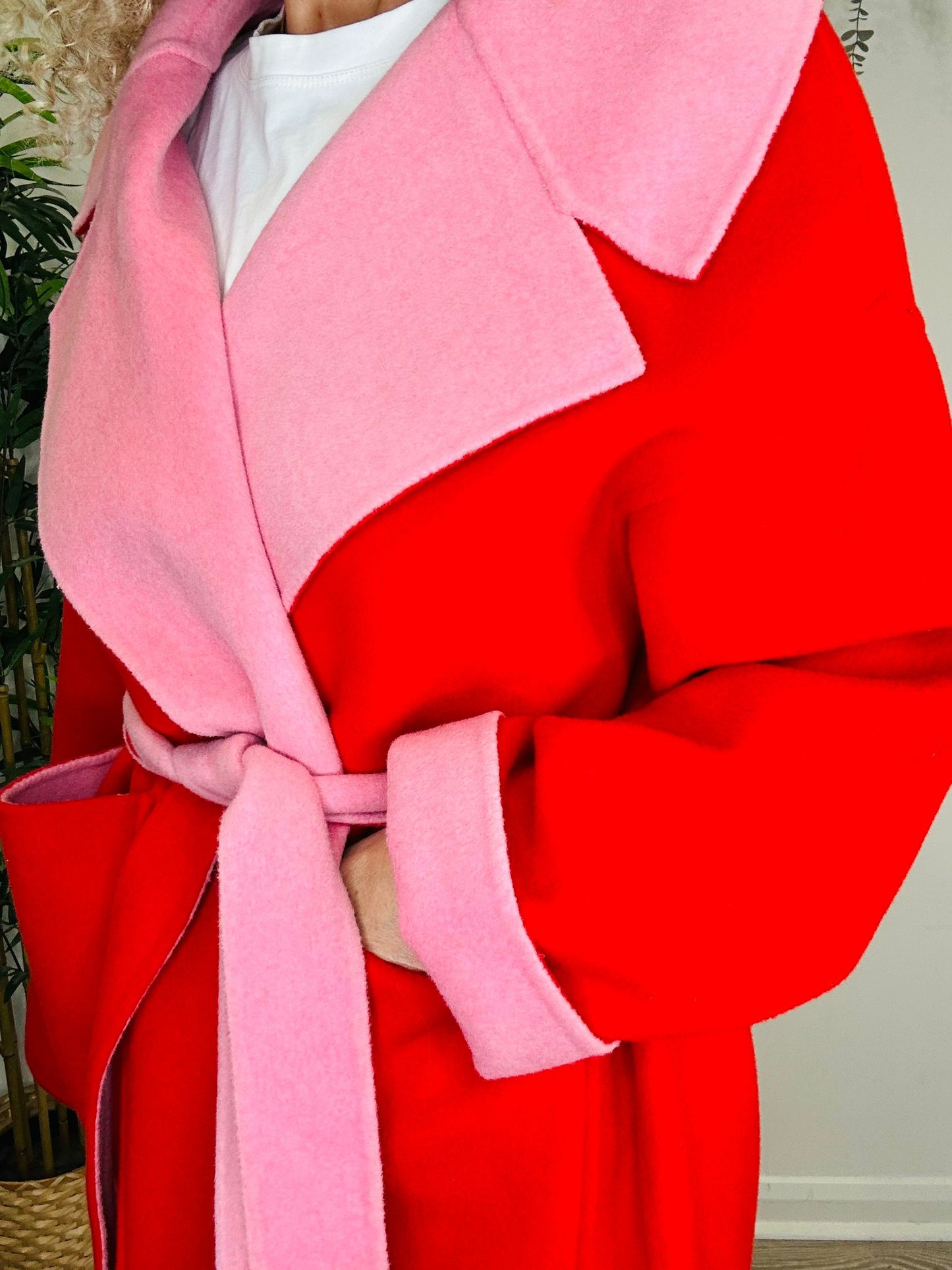 Reversible Wool Coat - Size 40
