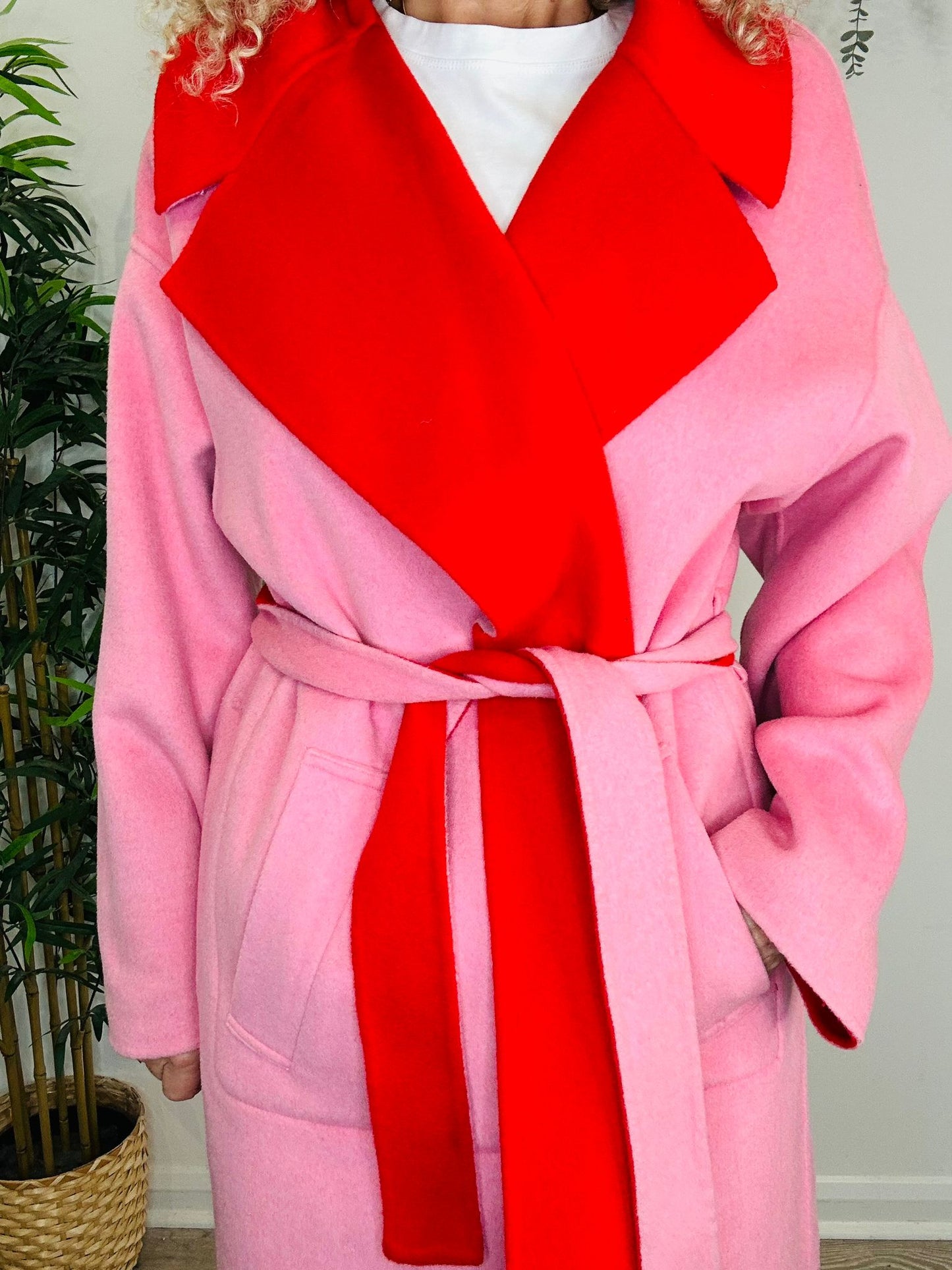 Reversible Wool Coat - Size 40