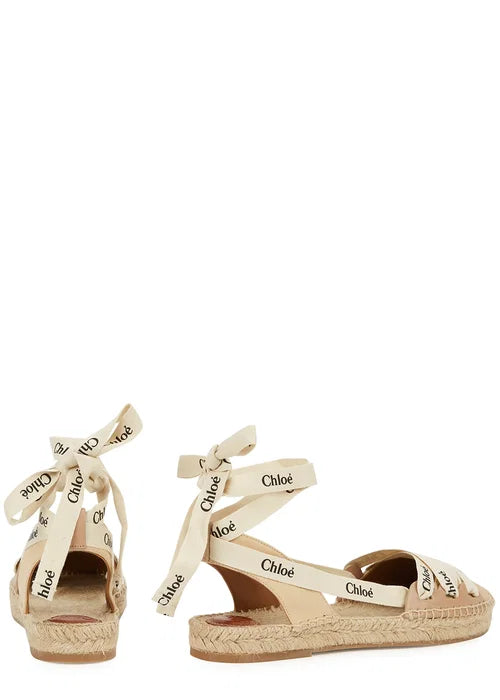 Logo Lace-up Espadrilles - Size 41